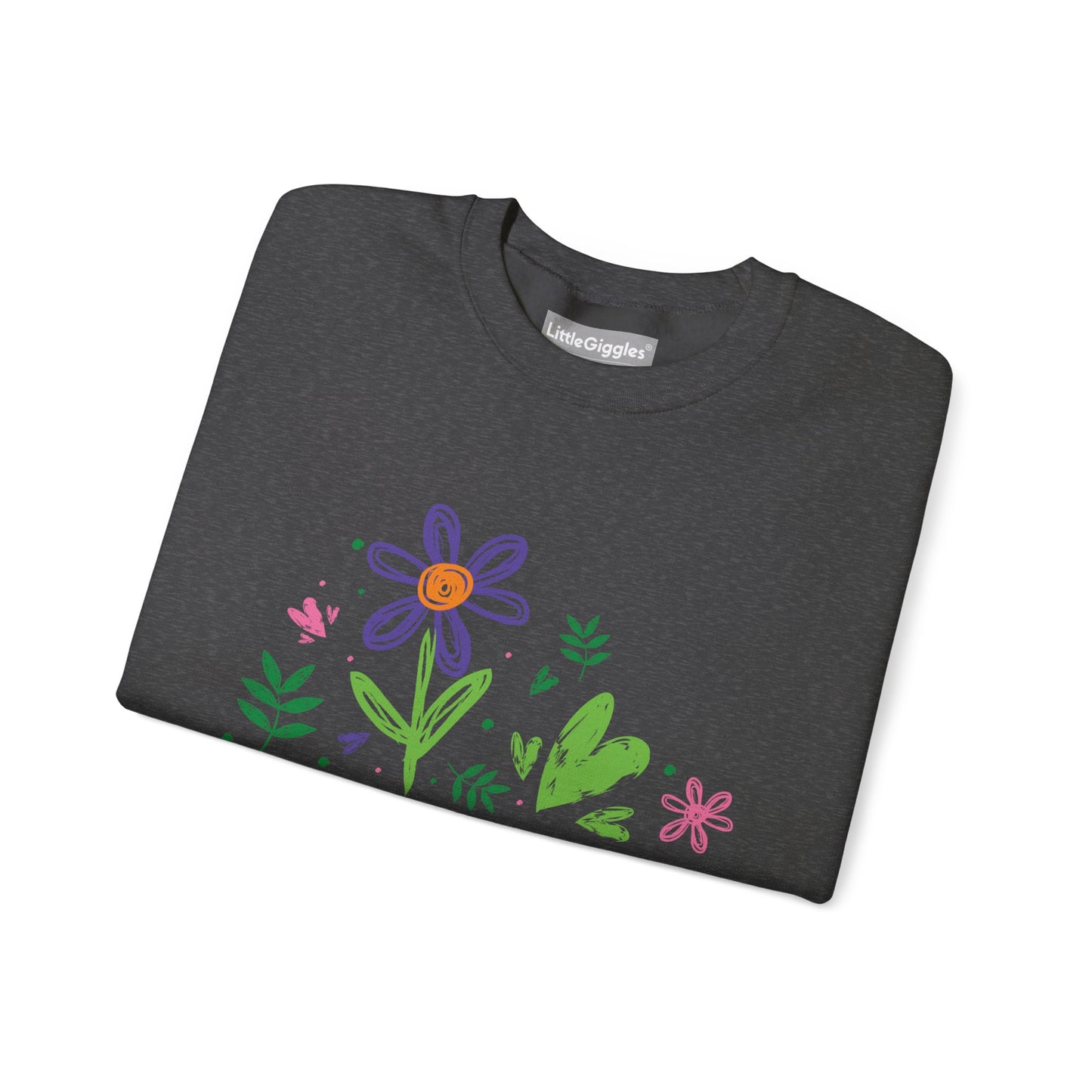 Floral Chic Artisanal Sweatshirt