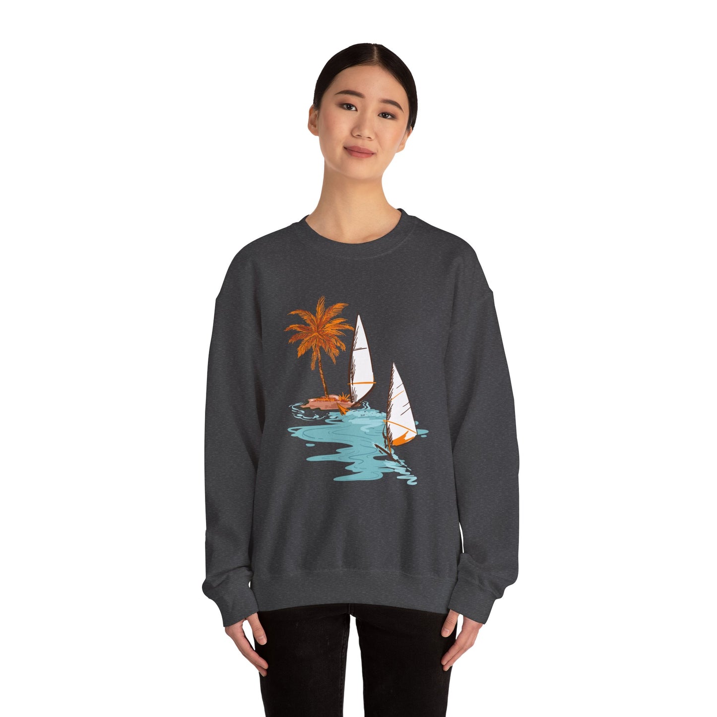 Tropical Chic Artisanal Sweatshirt