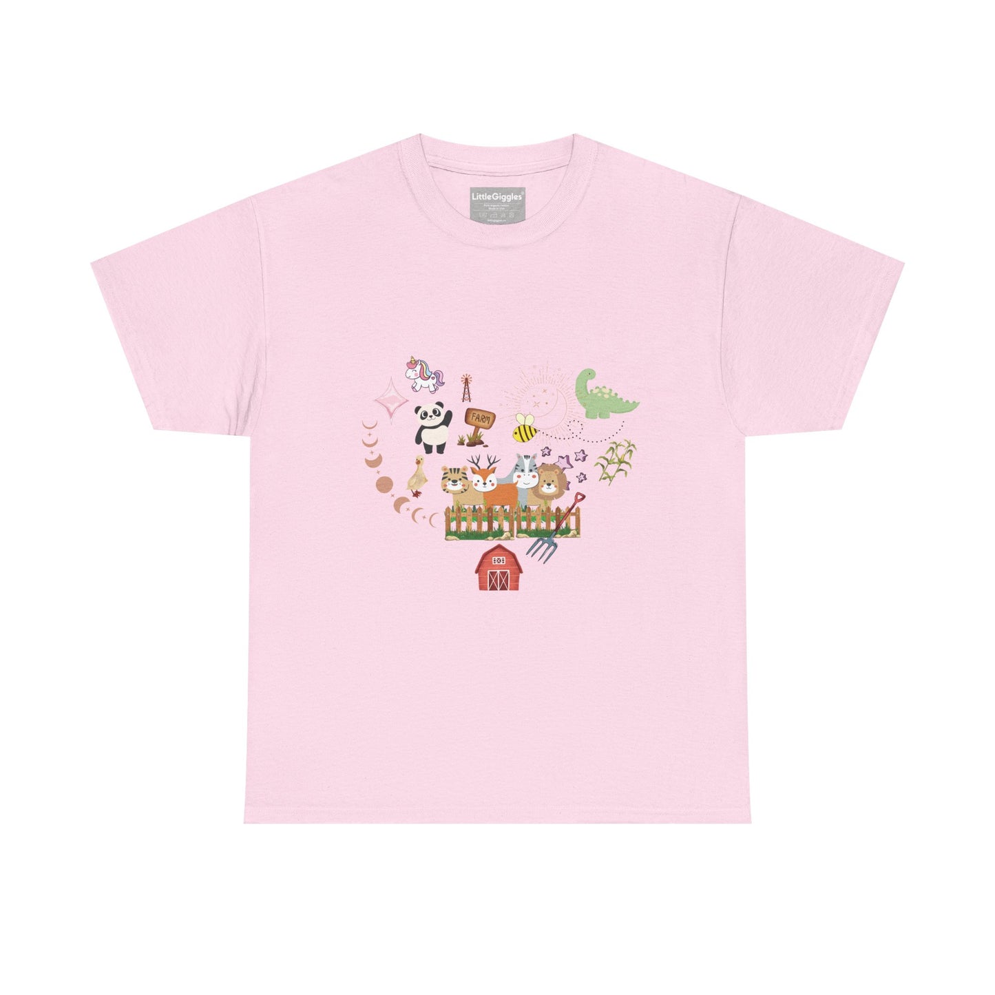 Farm Illustrations Unisex Heavy Cotton Tee