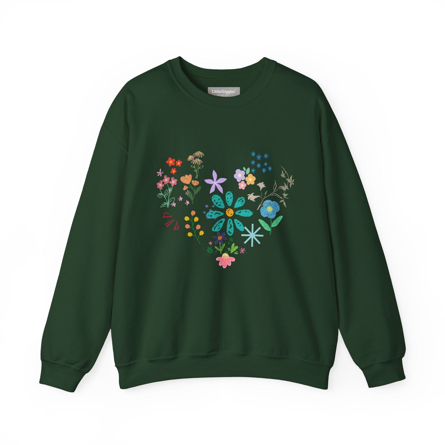 Floral Crewneck Sweatshirt