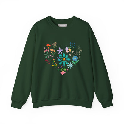 Floral Crewneck Sweatshirt