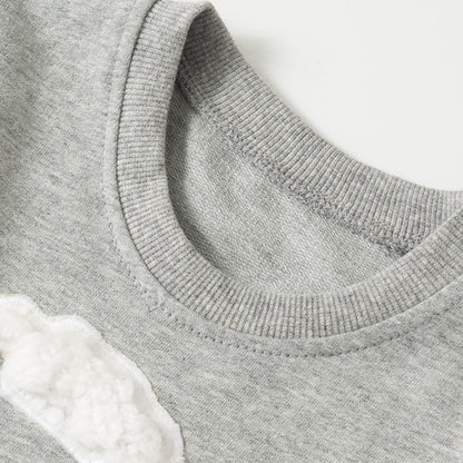 Baby long sleeve round neck pullover