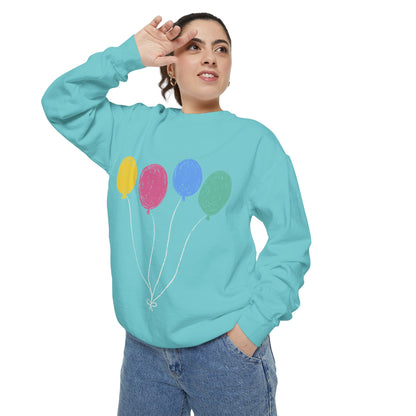 Colorful Balloon Design Unisex Sweatshirt