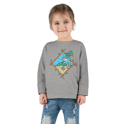 Tropical Toddler Long Sleeve Tee