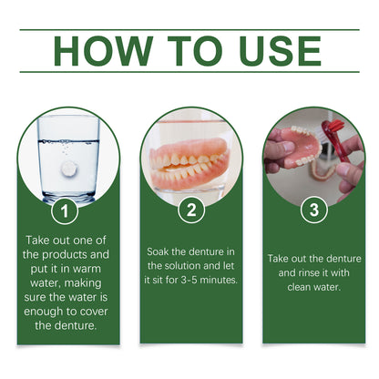 Oralhoe Denture Cleaning Tablet