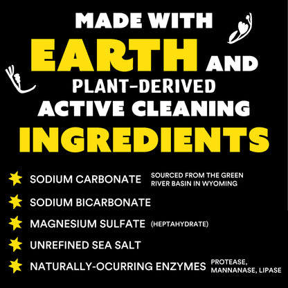 Baby Laundry Detergent Powder | Removes Formula, Poop & Spit-Up Stains (Fragrance Free)