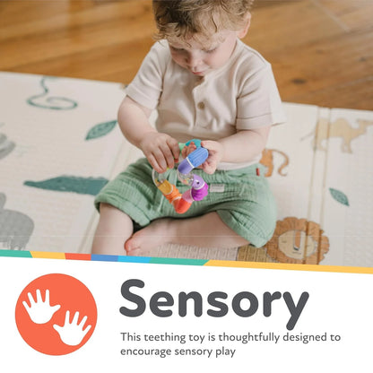 Twista Teether Toy for Babies and Infants, Multicolor Design