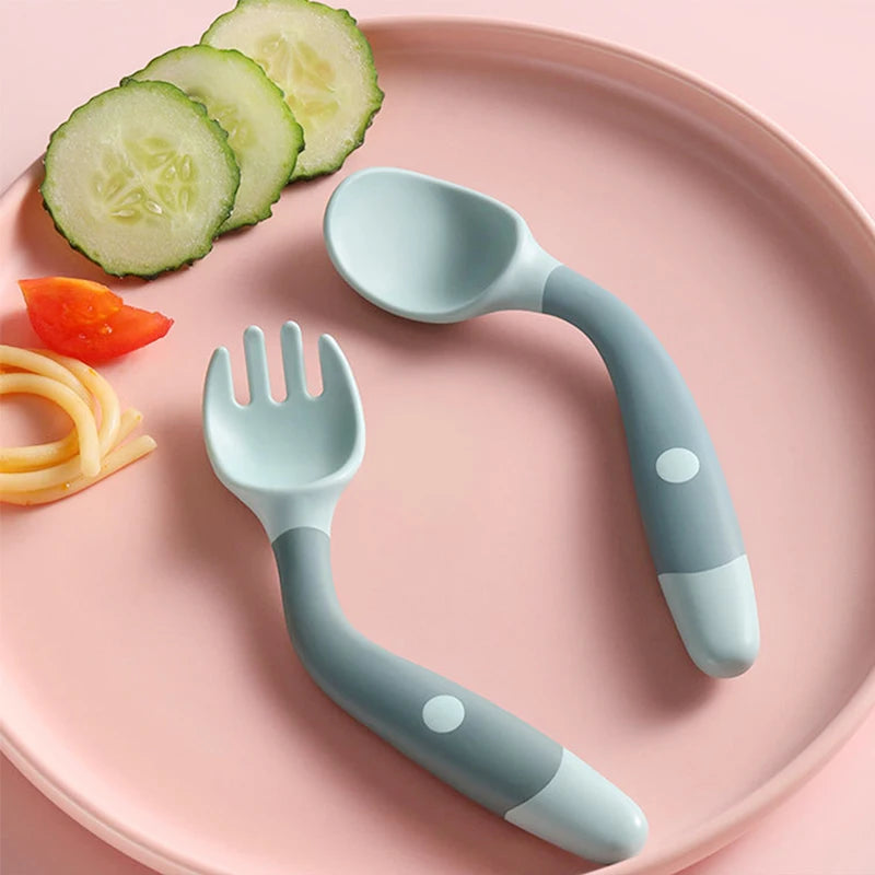 Heat-Resistant Bendable Spoon Fork