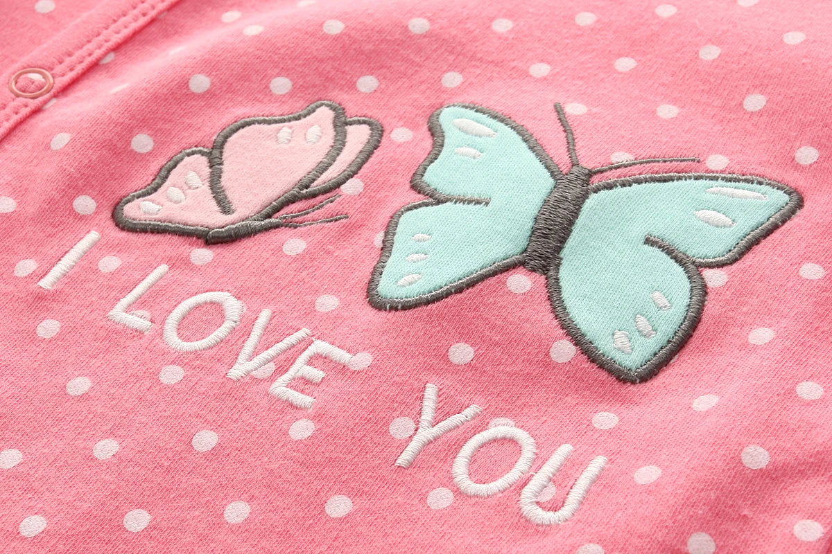 3 Pieces Long Sleeve Infant Baby JumpSuit