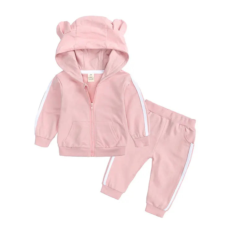 2 Pieces Hooded Tracksuit Sets