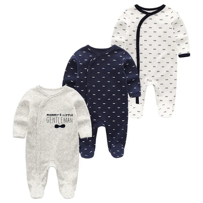 3 Pieces Long Sleeve Infant Baby JumpSuit