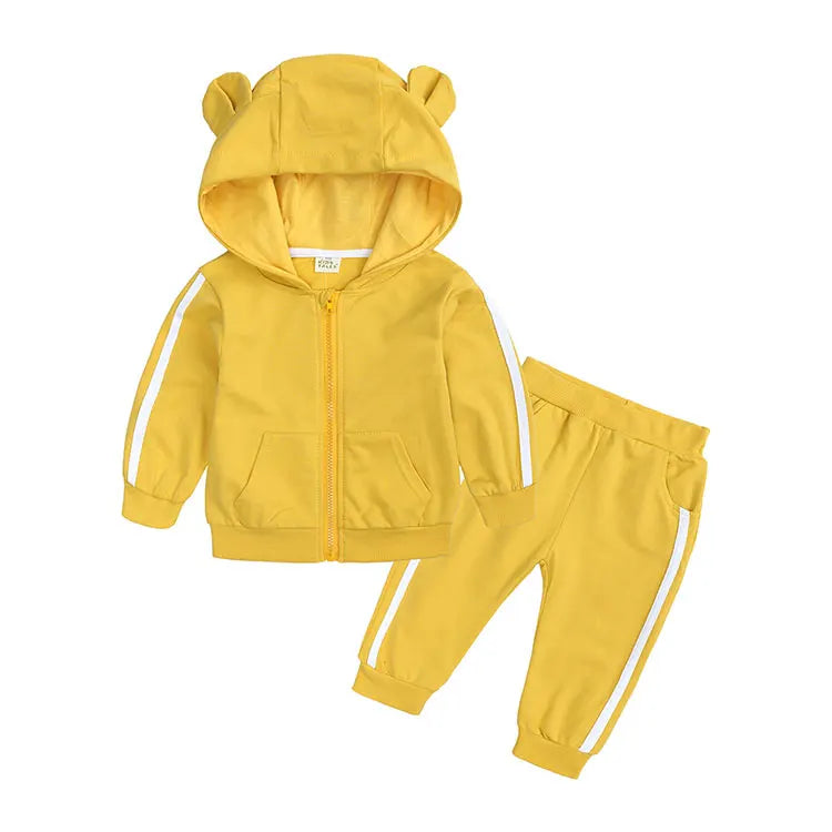 2 Pieces Hooded Tracksuit Sets