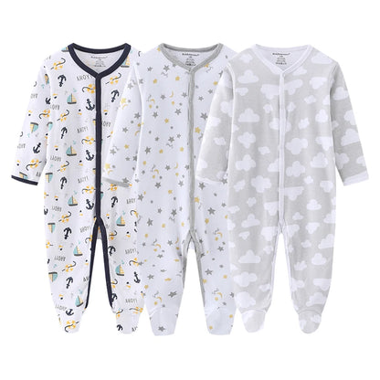 3 Pack kiddiezoom™ Long Sleeve Jumpsuits