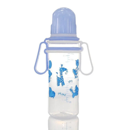 Biberons classiques en plastique transparent à col standard pour bébé