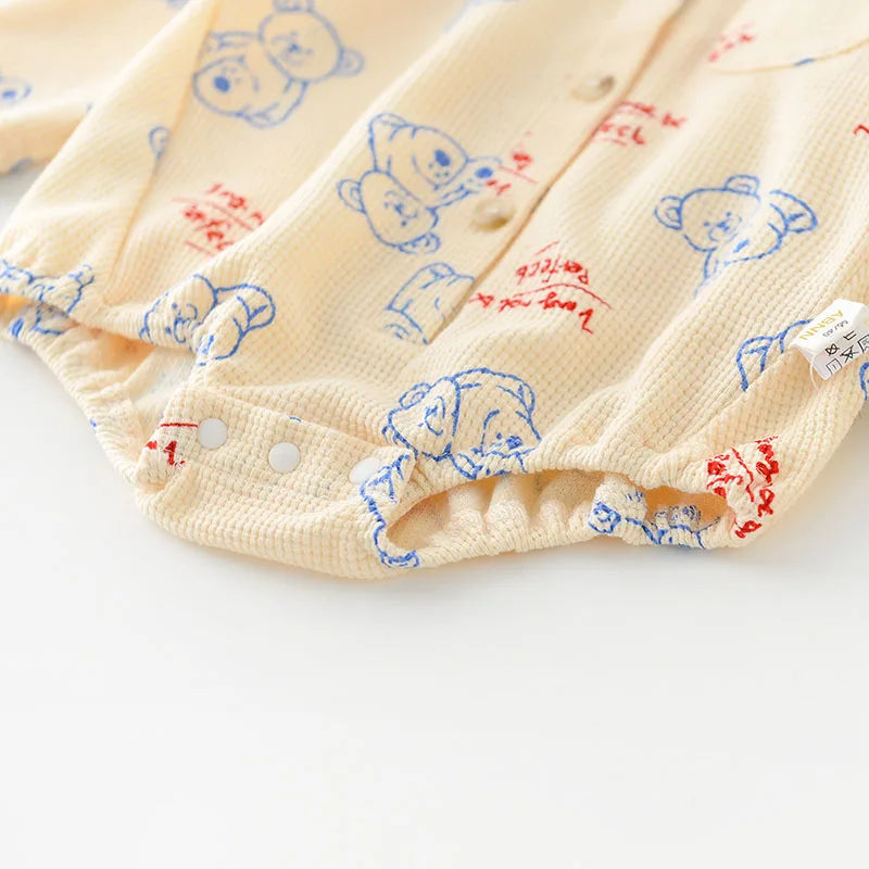 Body en forme d'ours gaufré