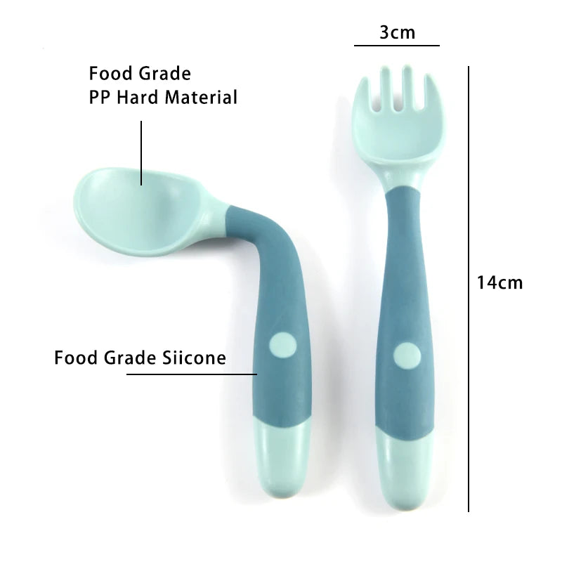 Heat-Resistant Bendable Spoon Fork