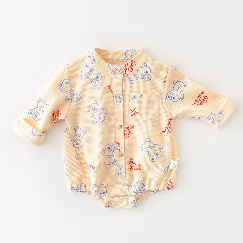 Body en forme d'ours gaufré