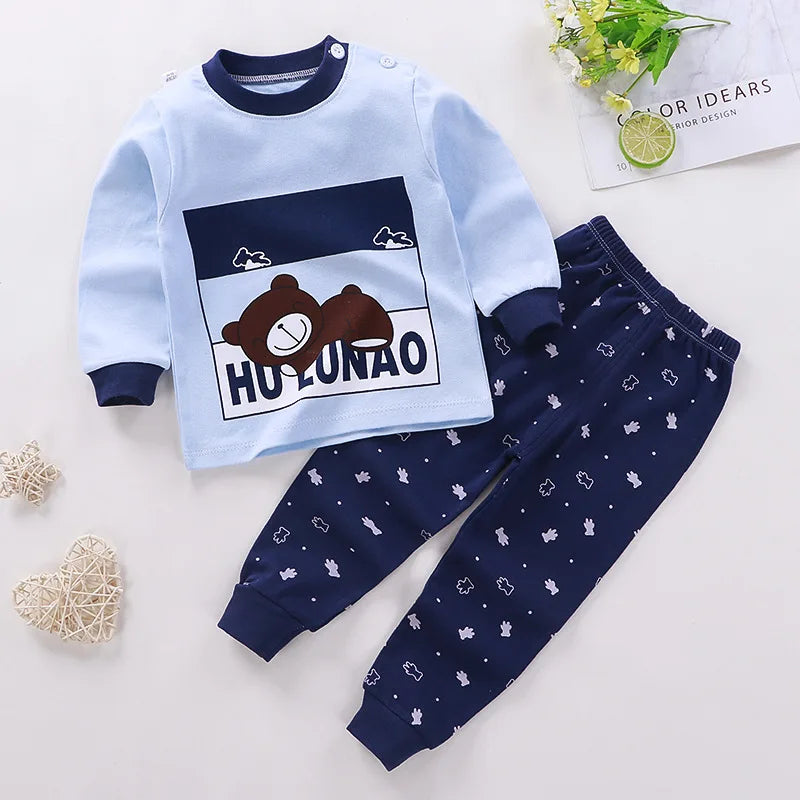Autumn Cartoon Sleepwear
