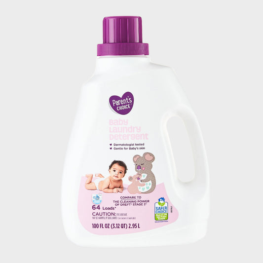 Baby Liquid Laundry Detergent, 100 Fl Oz, 64 Loads
