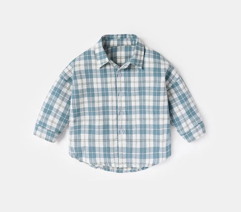 Checkered Long Sleeve Outwear