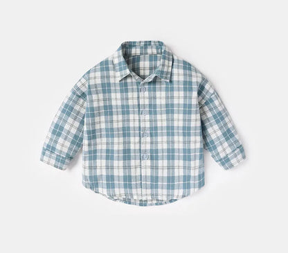 Checkered Long Sleeve Outwear