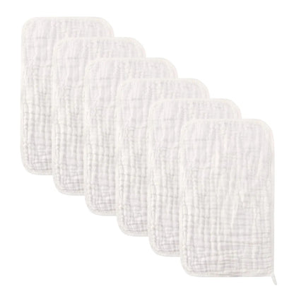 6 Piece Muslin Burp
