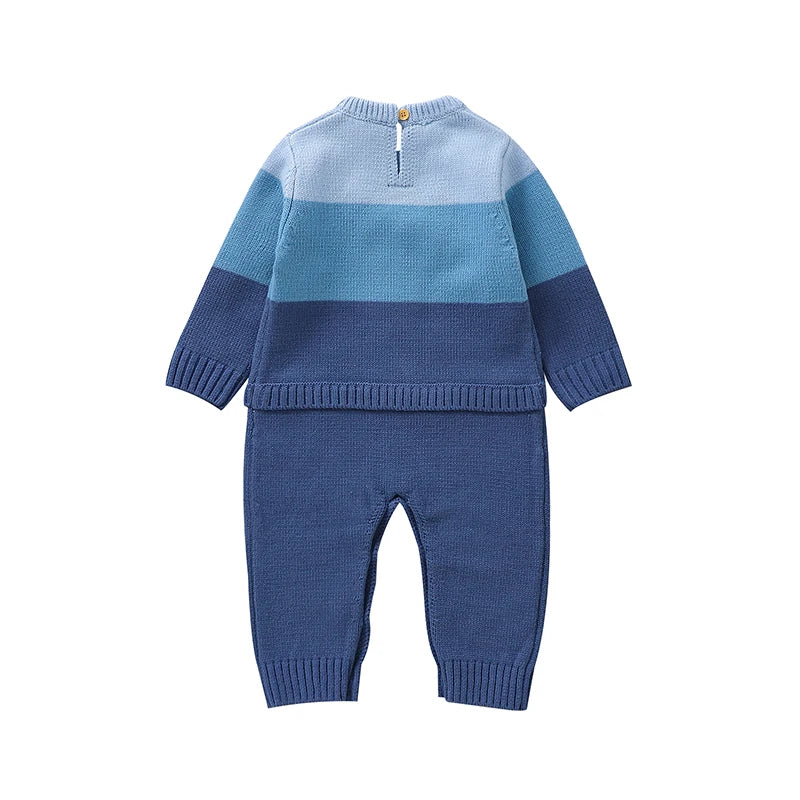 O-neck Knitted Jumpsuit