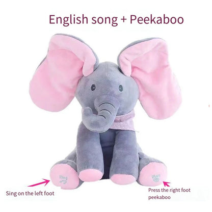 Peek A Boo Elephant Plush