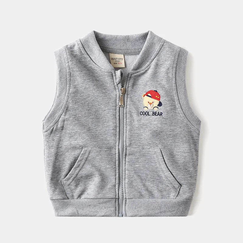 Bear Waistcoat Sleeveless Vest