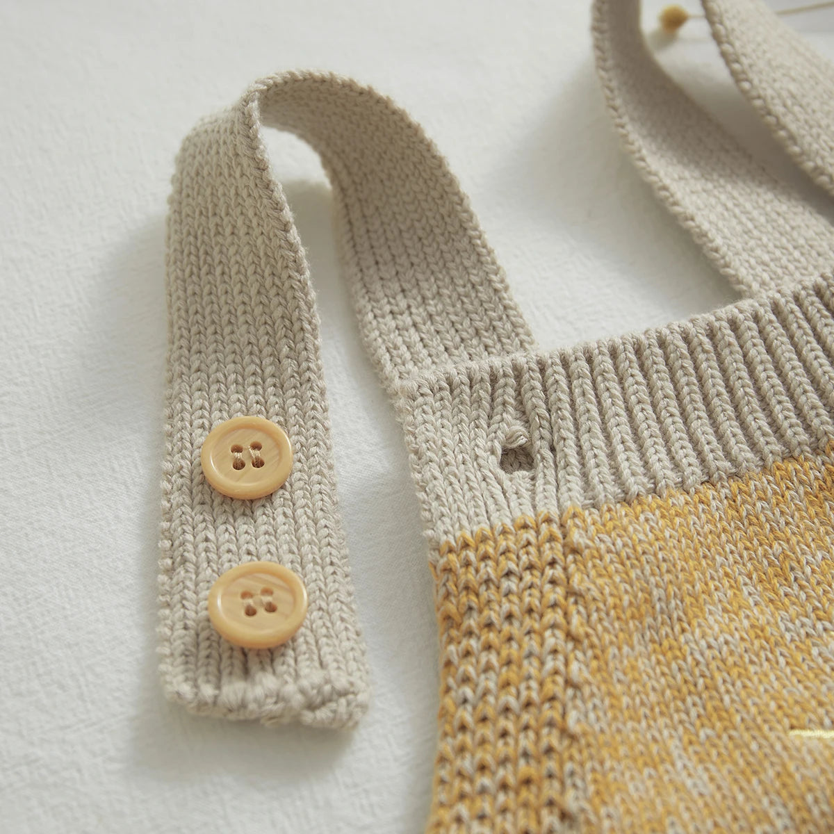 Knitted Sun Embroidered