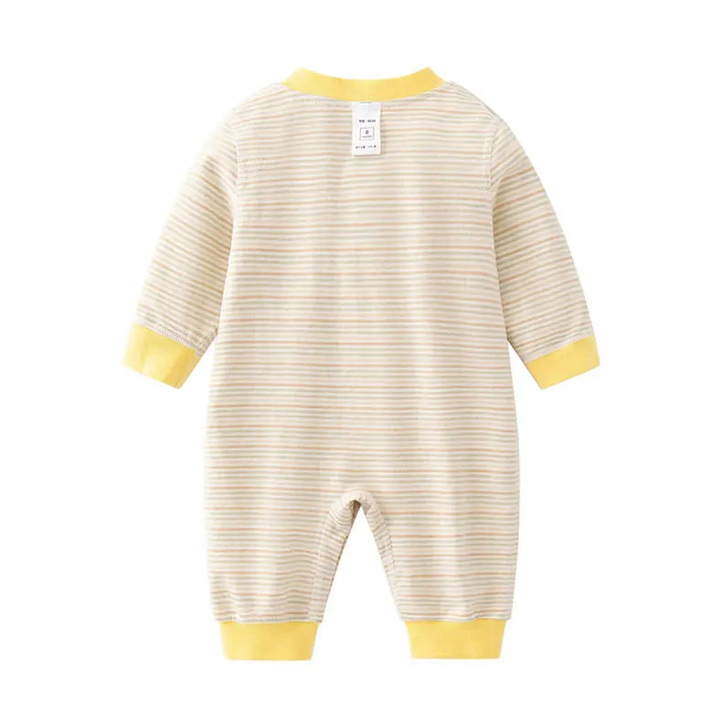 Striped Crawling Jumpsuit