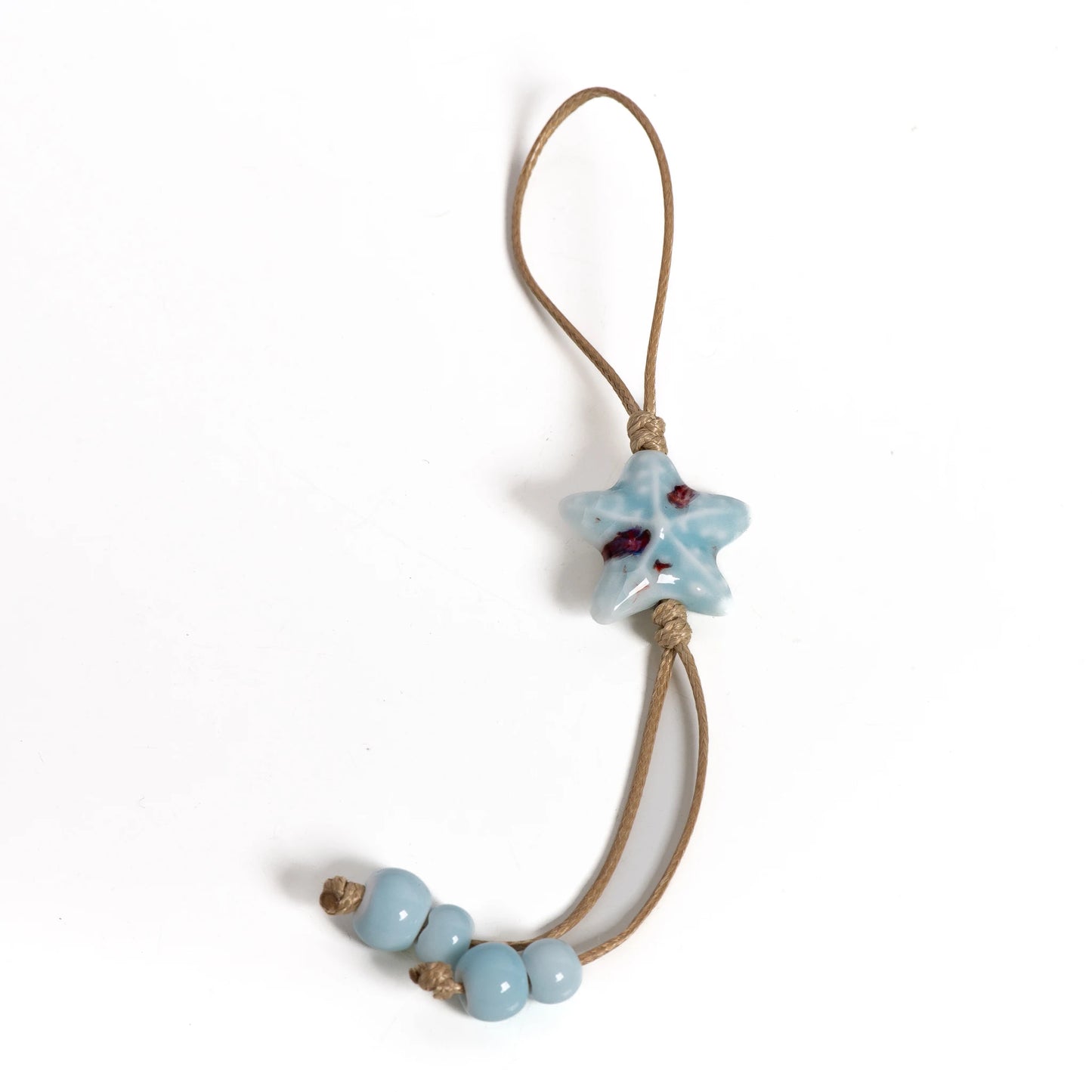 Vintage Ceramic Peach Charm