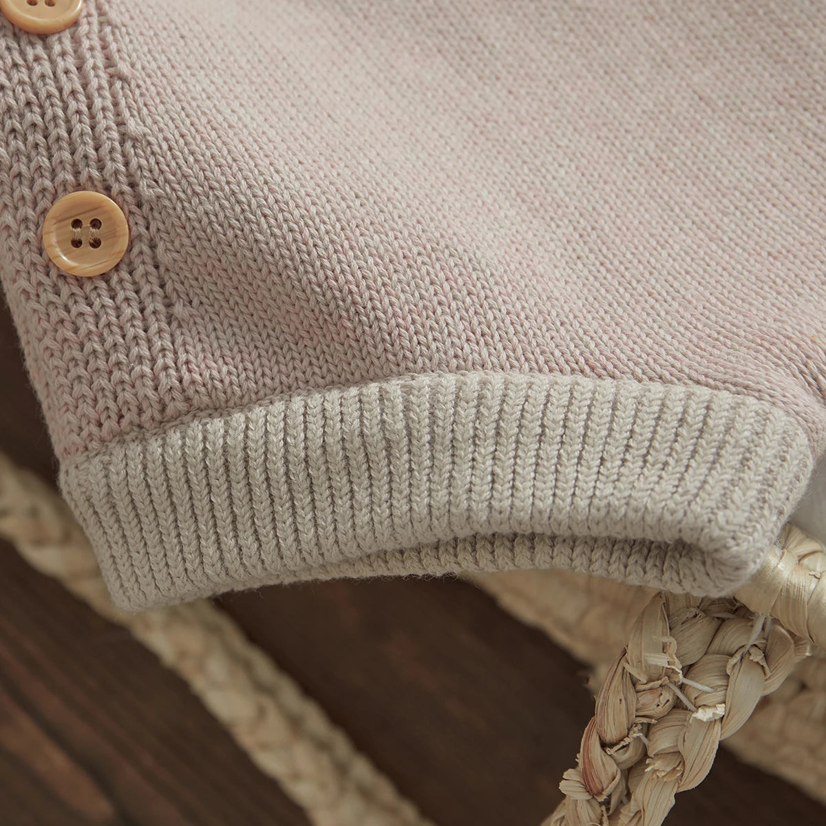 Knitted Sun Embroidered