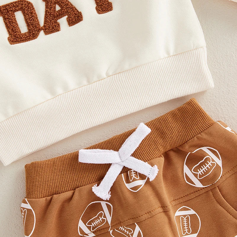 2 Piece Embroidery Rugby Suit