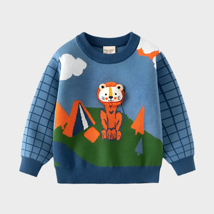 Well-kids™ Cartoon Long-Sleeve Sweater