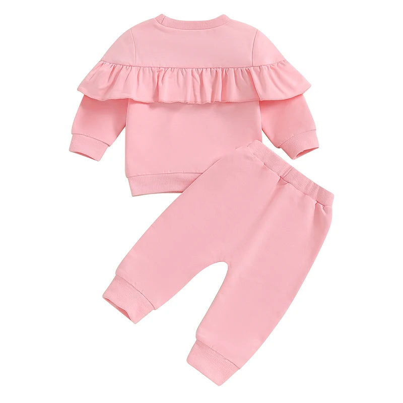 Ensemble 2 pièces pour bébé fille - Tenue d'automne