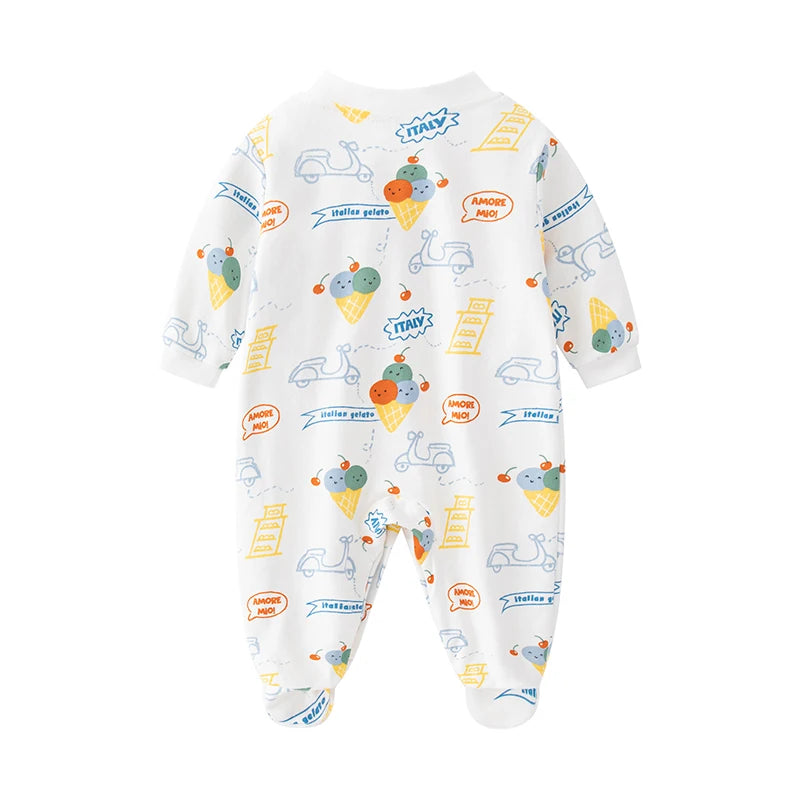 Combinaison enrobée de crème glacée