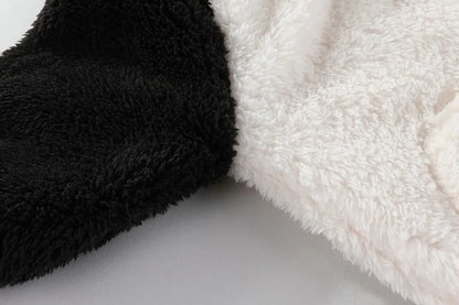 Hooded Thick Fleece Jumpsuit