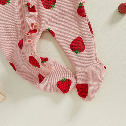 Combinaison à volants et à manches longues avec bandeau