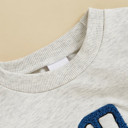 Sweat-shirt brodé d'automne