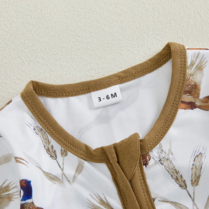 Bird Wheat Romper