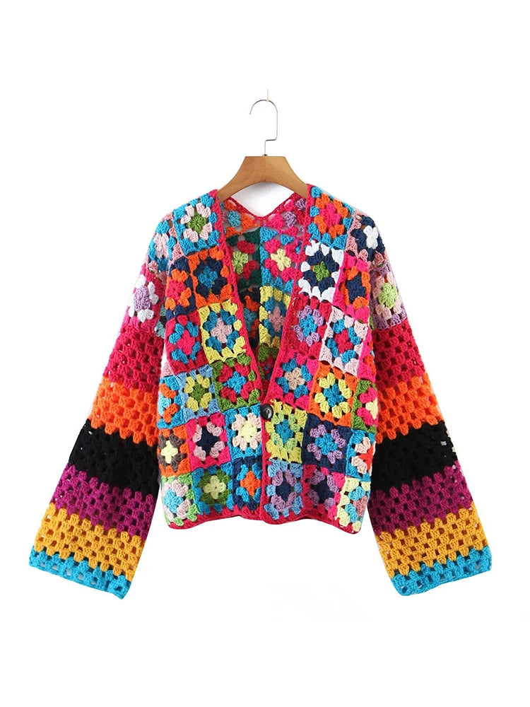 Classical Knitted Cardigan Retro Sweater
