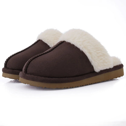 New Winter Fuzzy Women Slippers Indoor