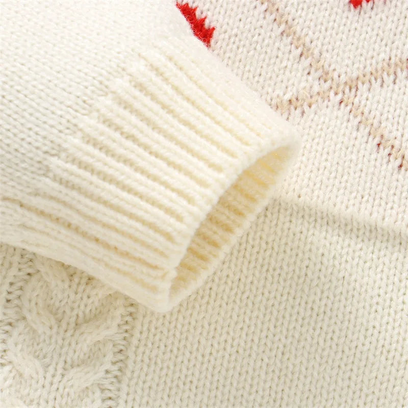 Knitted Embroidered Bodysuit