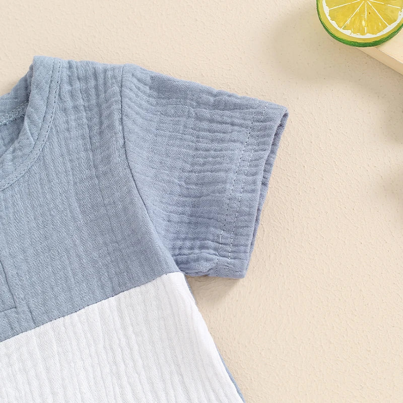 2 Piece Patchwork Suit