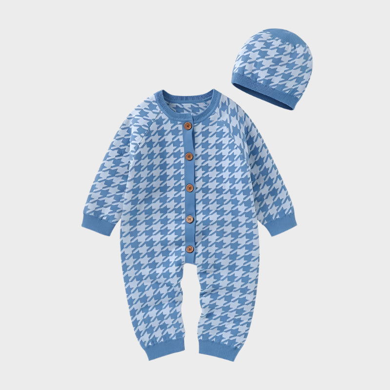2 Piece Fashion Knitted Grow suit