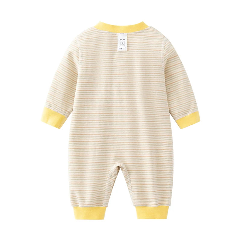 Striped Crawling Jumpsuit