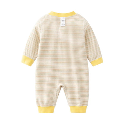 Striped Crawling Jumpsuit