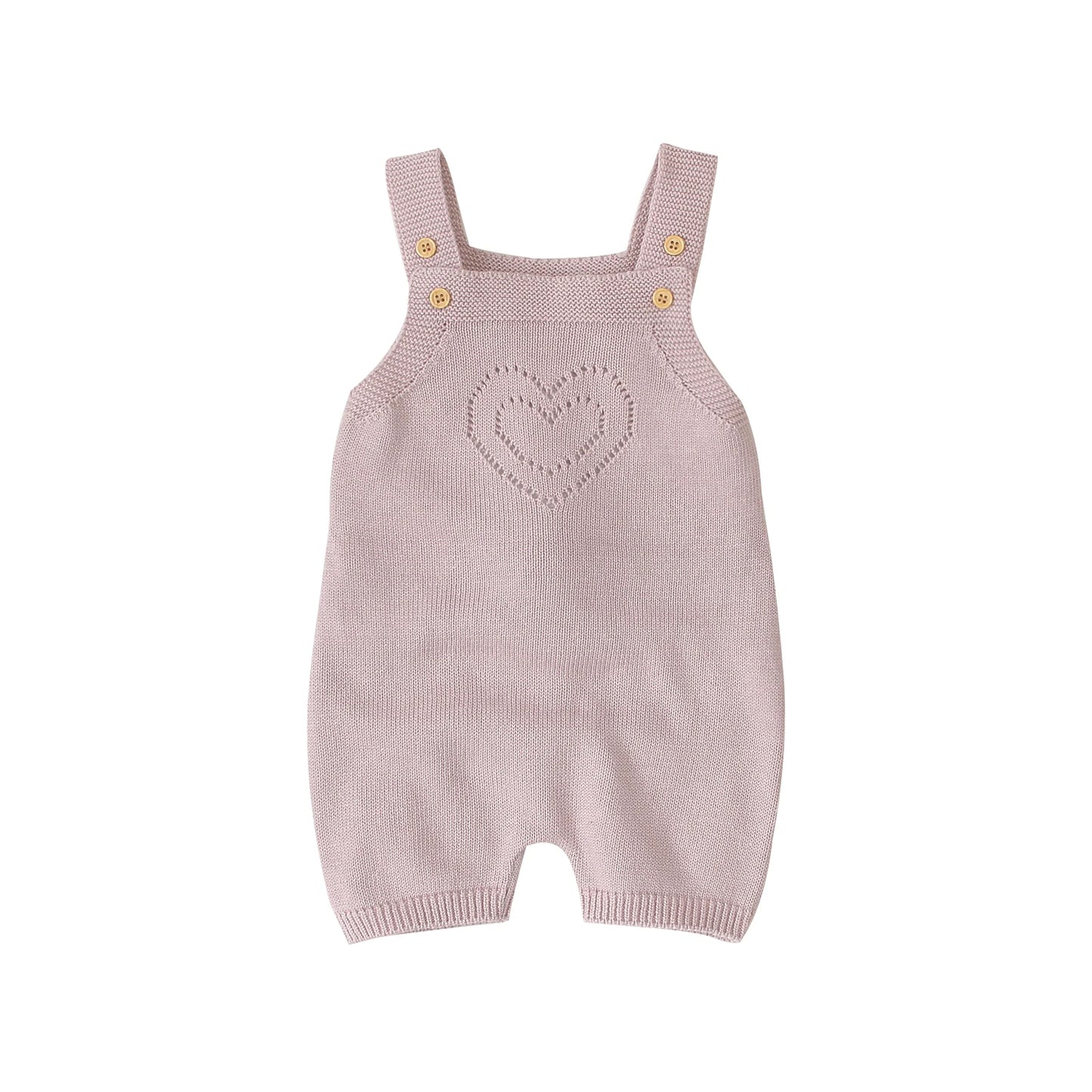 Heart-shaped Sleeveless Romper