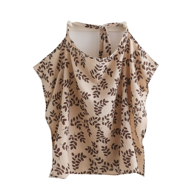 Couverture d'allaitement en mousseline pour bébé